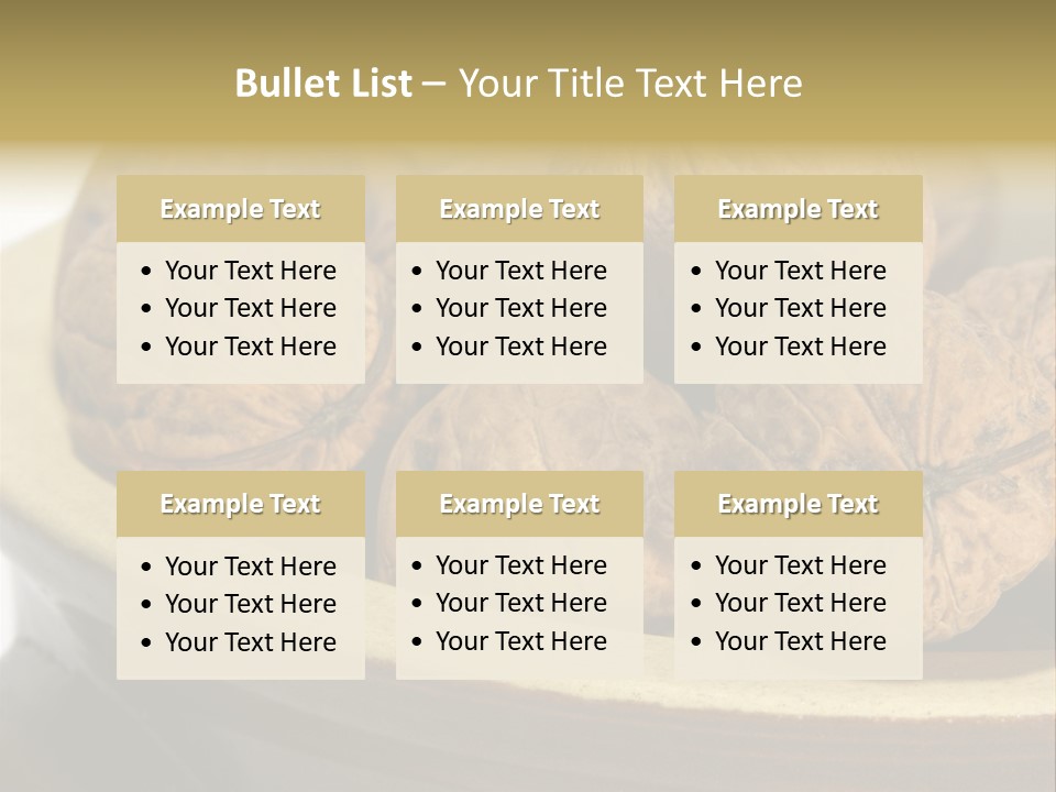 Health Food Close Relation PowerPoint Template