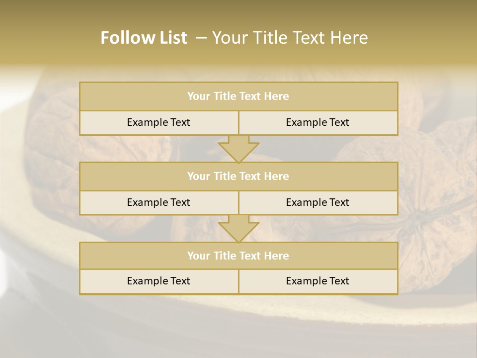 Health Food Close Relation PowerPoint Template