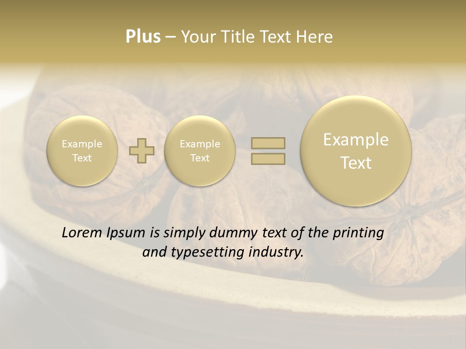 Health Food Close Relation PowerPoint Template
