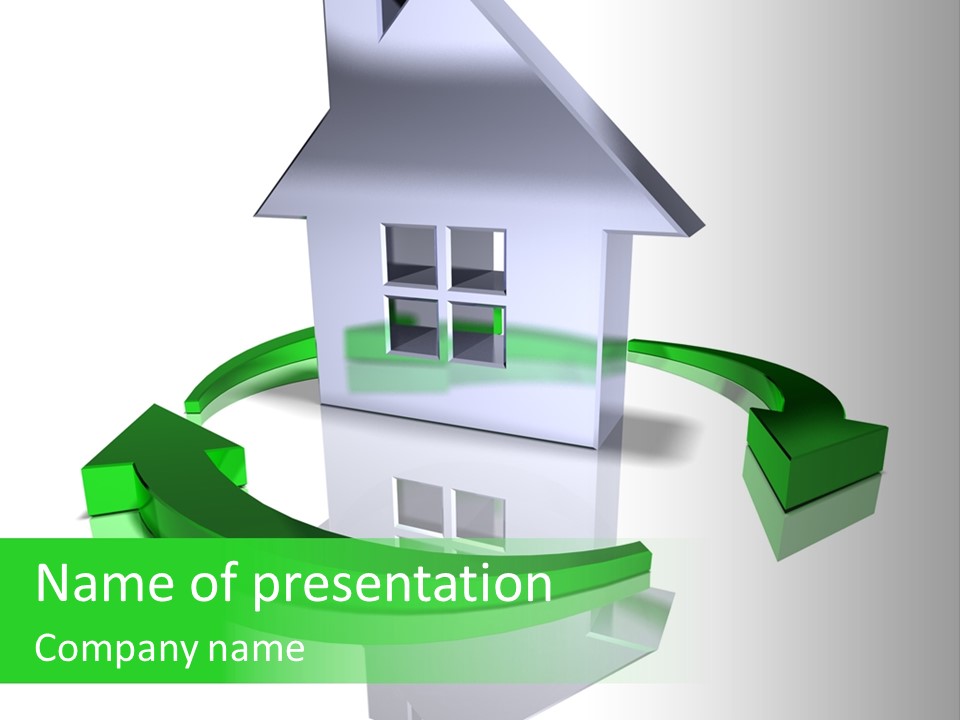 House Texture Live PowerPoint Template