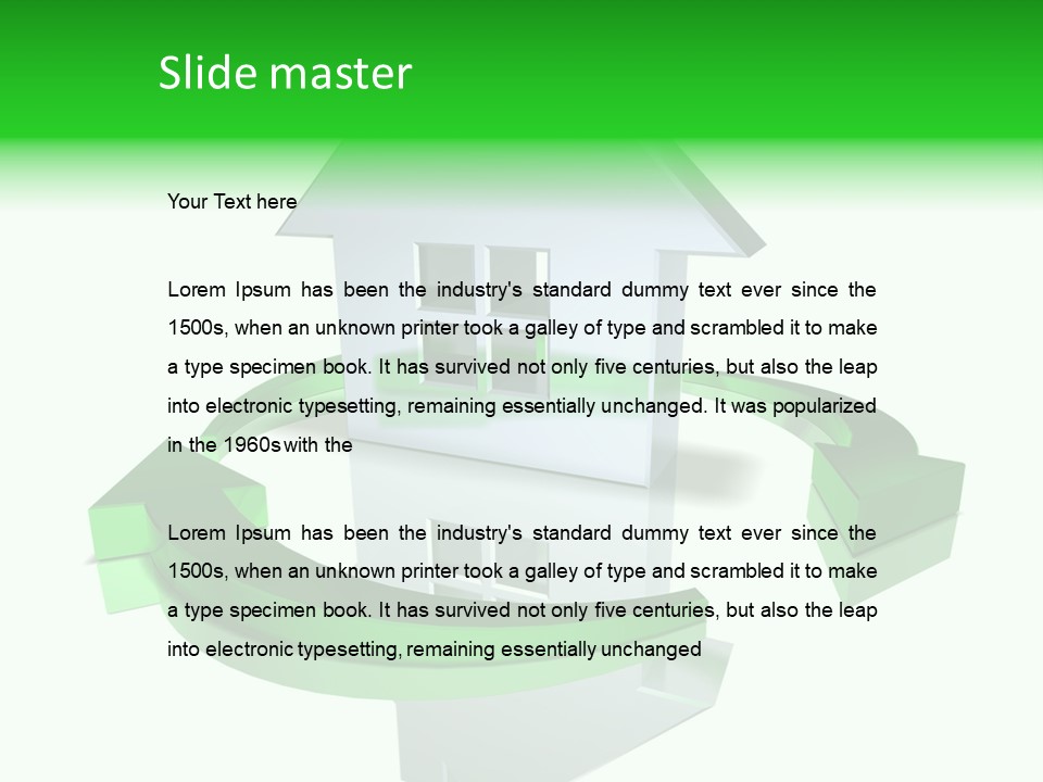 House Texture Live PowerPoint Template