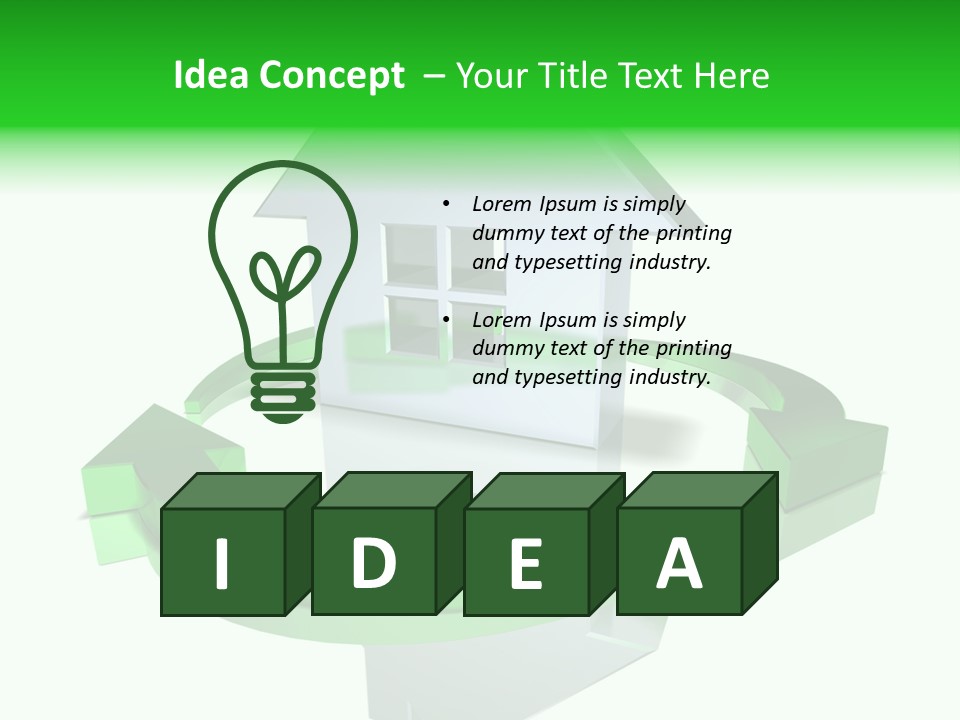 House Texture Live PowerPoint Template