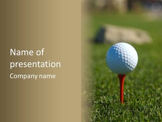 Ball Recreational Activity PowerPoint Template