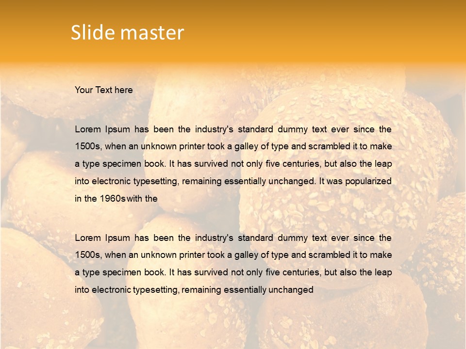 Small Loaf Bake Loaf PowerPoint Template