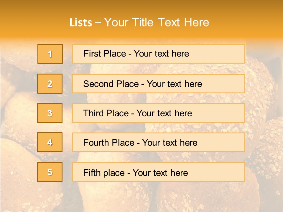Small Loaf Bake Loaf PowerPoint Template