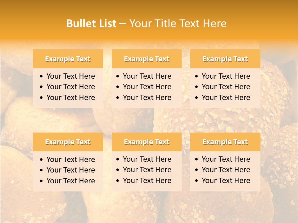 Small Loaf Bake Loaf PowerPoint Template