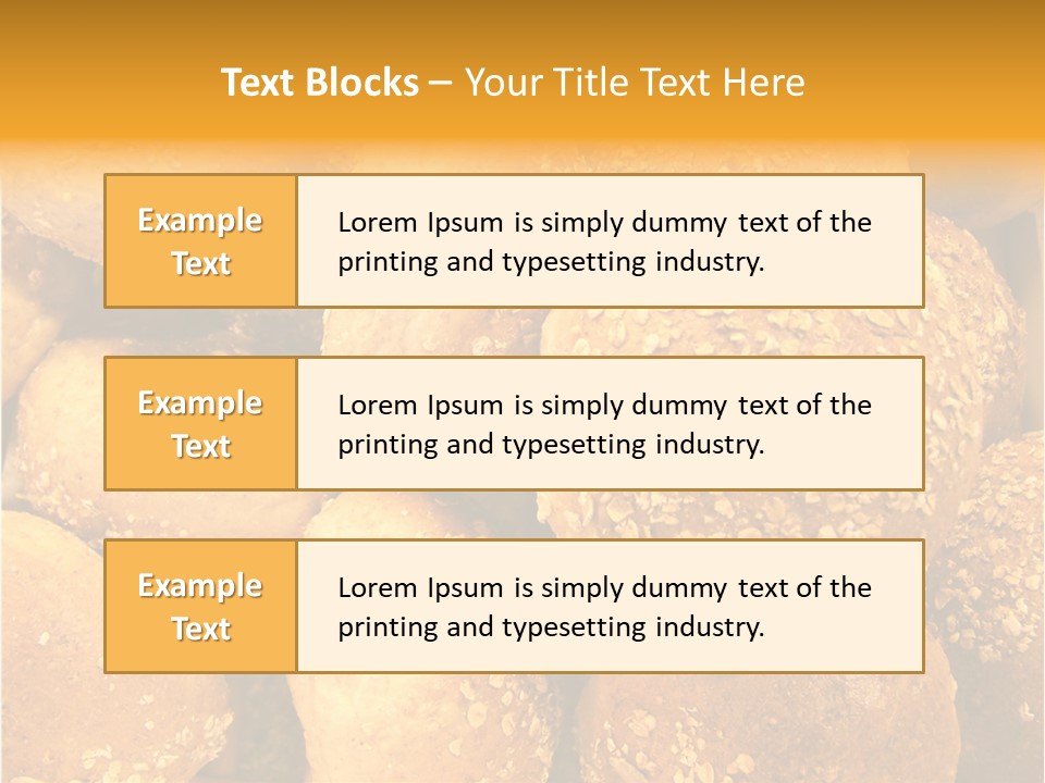 Small Loaf Bake Loaf PowerPoint Template
