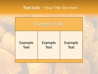 Small Loaf Bake Loaf PowerPoint Template