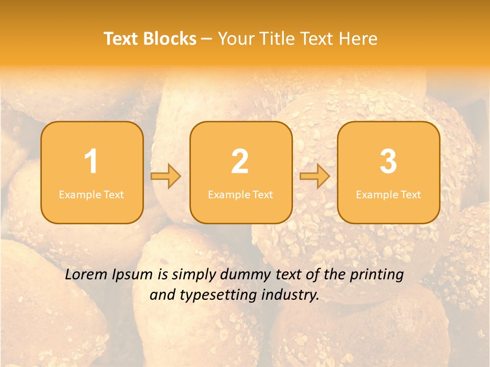 Small Loaf Bake Loaf PowerPoint Template