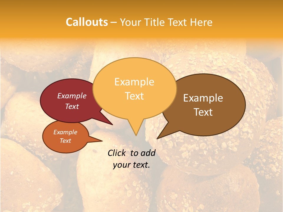 Small Loaf Bake Loaf PowerPoint Template