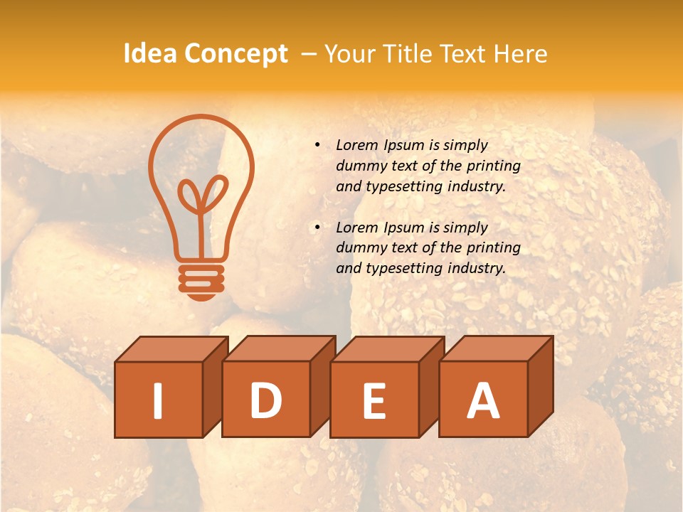Small Loaf Bake Loaf PowerPoint Template