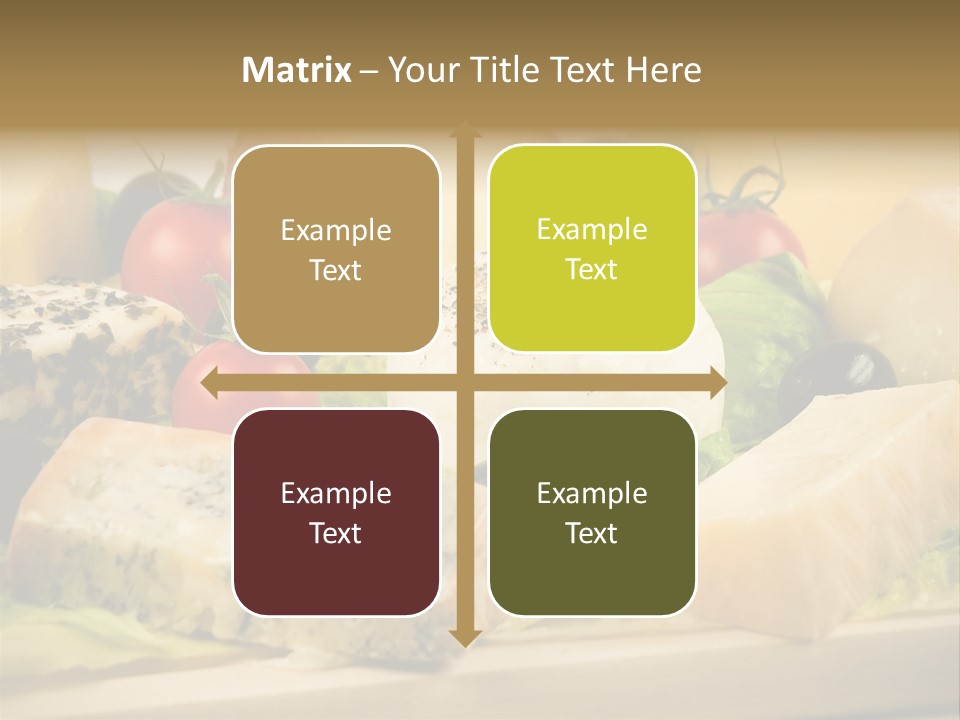 Alimentation Cheese Gastronomy PowerPoint Template
