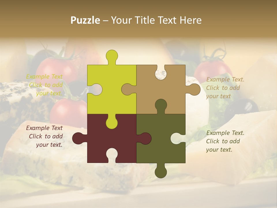 Alimentation Cheese Gastronomy PowerPoint Template