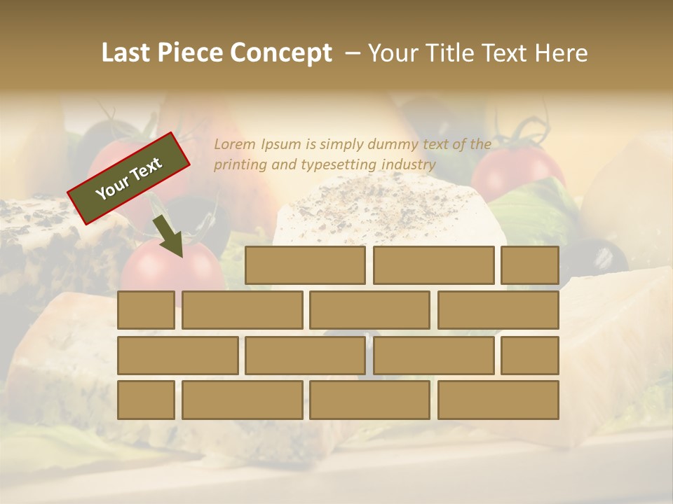 Alimentation Cheese Gastronomy PowerPoint Template