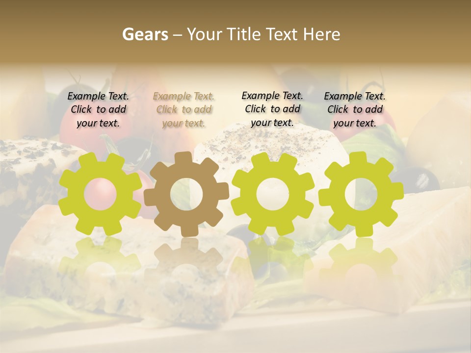 Alimentation Cheese Gastronomy PowerPoint Template