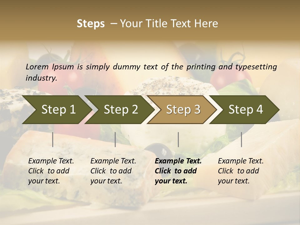 Alimentation Cheese Gastronomy PowerPoint Template