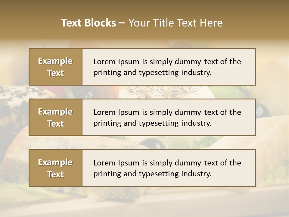 Alimentation Cheese Gastronomy PowerPoint Template