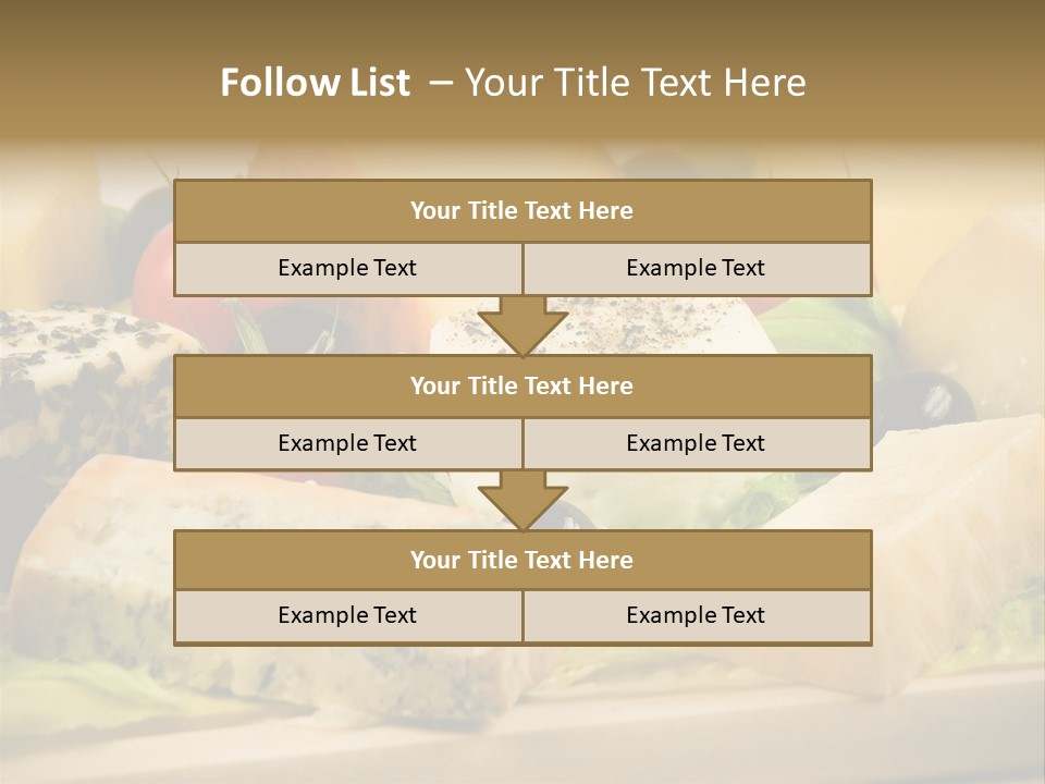 Alimentation Cheese Gastronomy PowerPoint Template