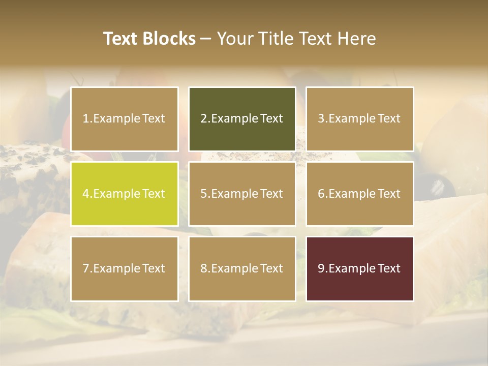 Alimentation Cheese Gastronomy PowerPoint Template