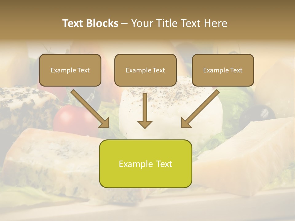 Alimentation Cheese Gastronomy PowerPoint Template