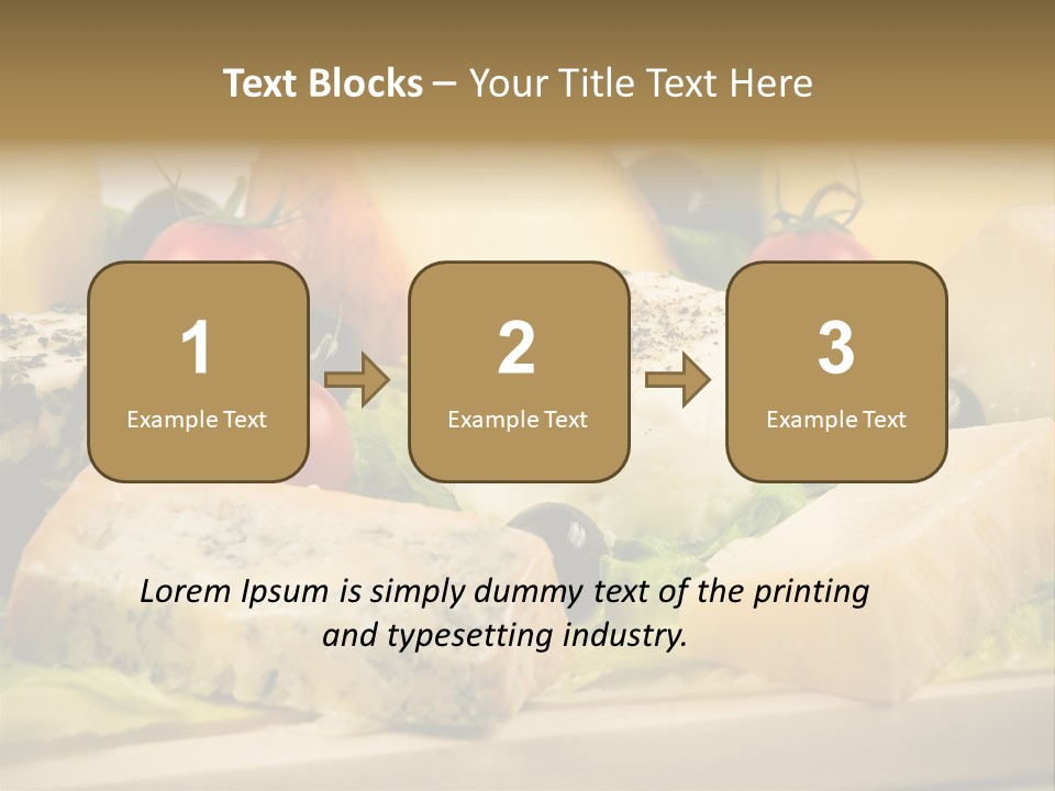 Alimentation Cheese Gastronomy PowerPoint Template