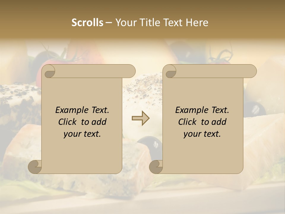 Alimentation Cheese Gastronomy PowerPoint Template