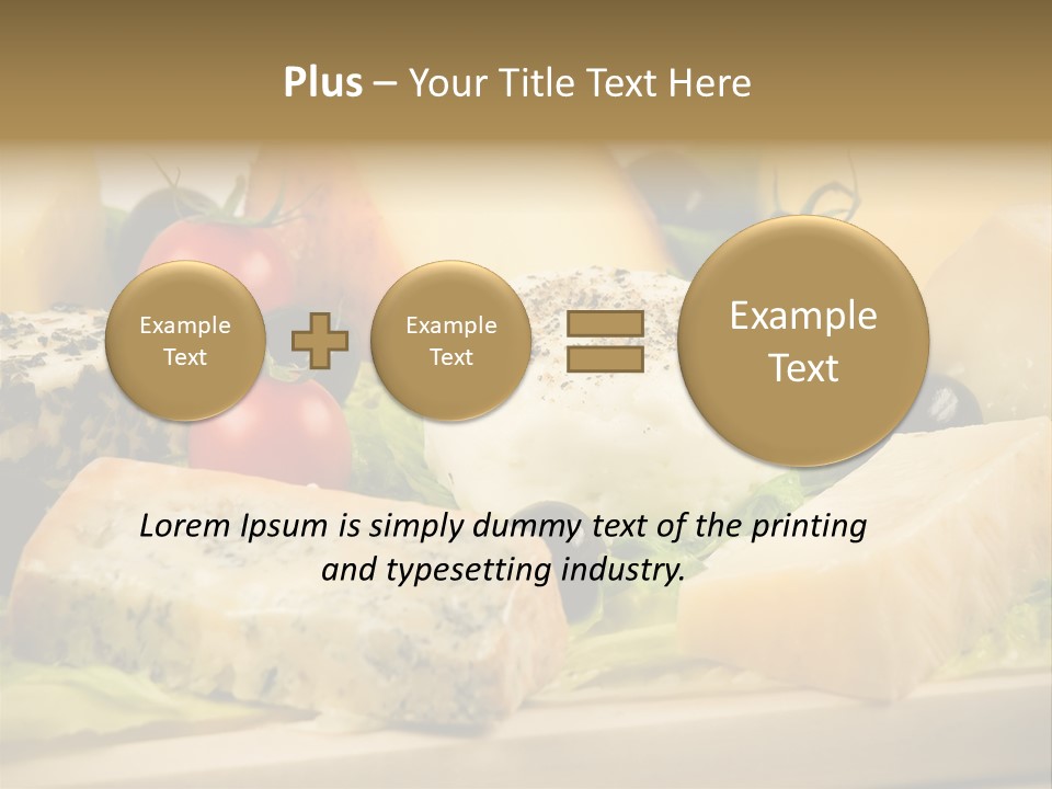 Alimentation Cheese Gastronomy PowerPoint Template