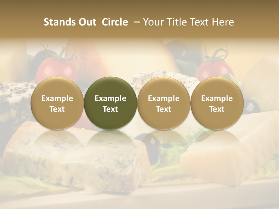 Alimentation Cheese Gastronomy PowerPoint Template