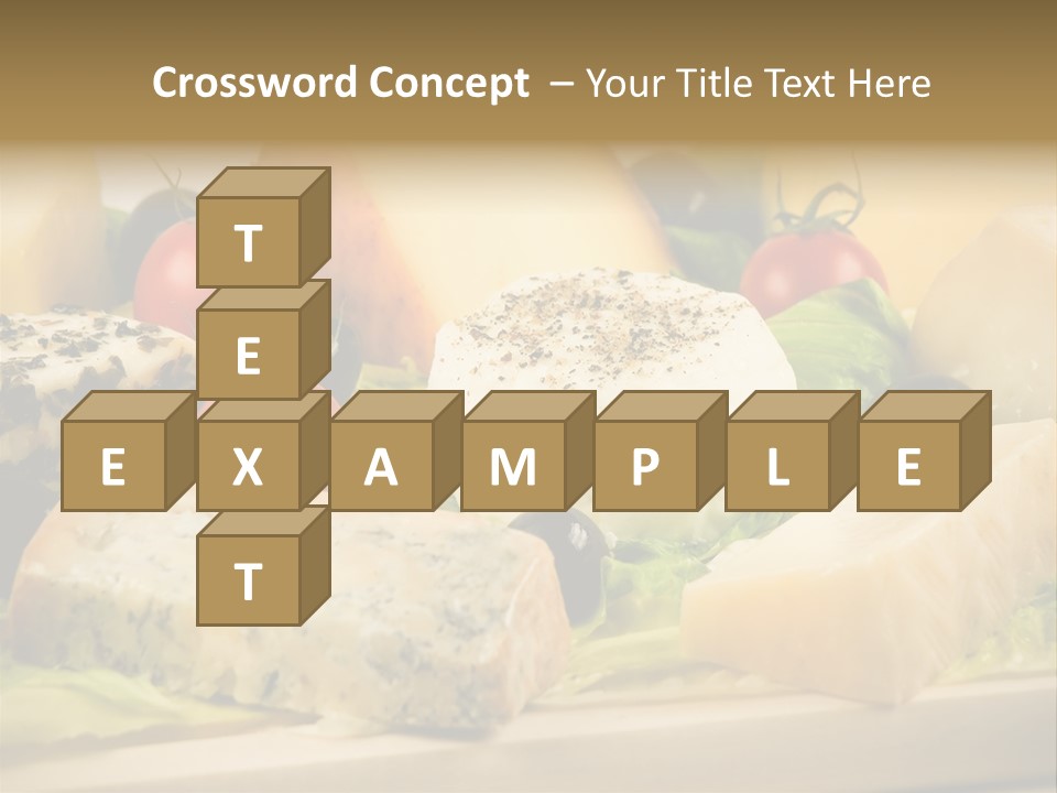 Alimentation Cheese Gastronomy PowerPoint Template