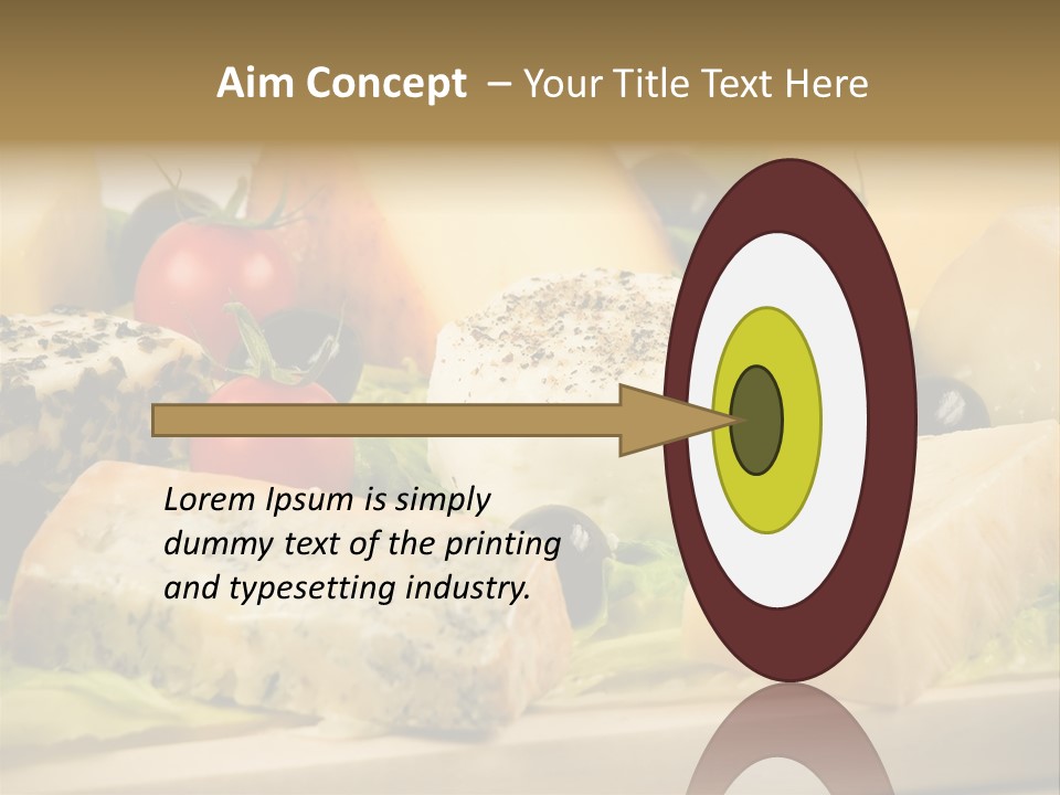 Alimentation Cheese Gastronomy PowerPoint Template