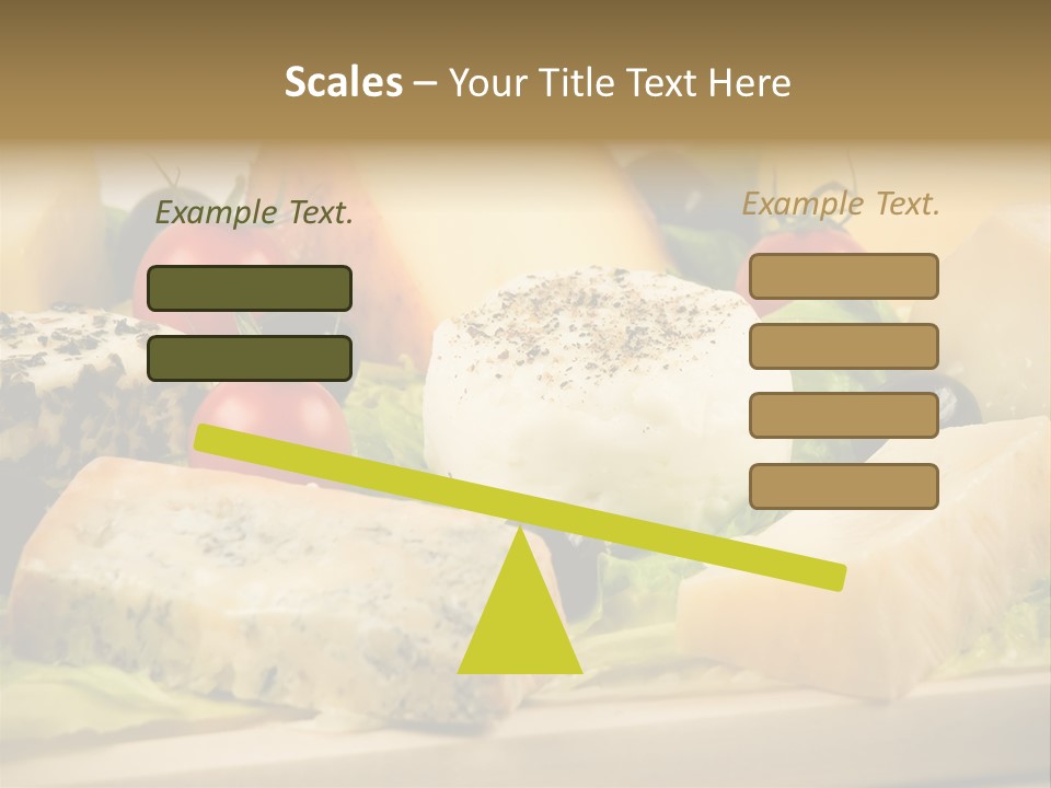 Alimentation Cheese Gastronomy PowerPoint Template