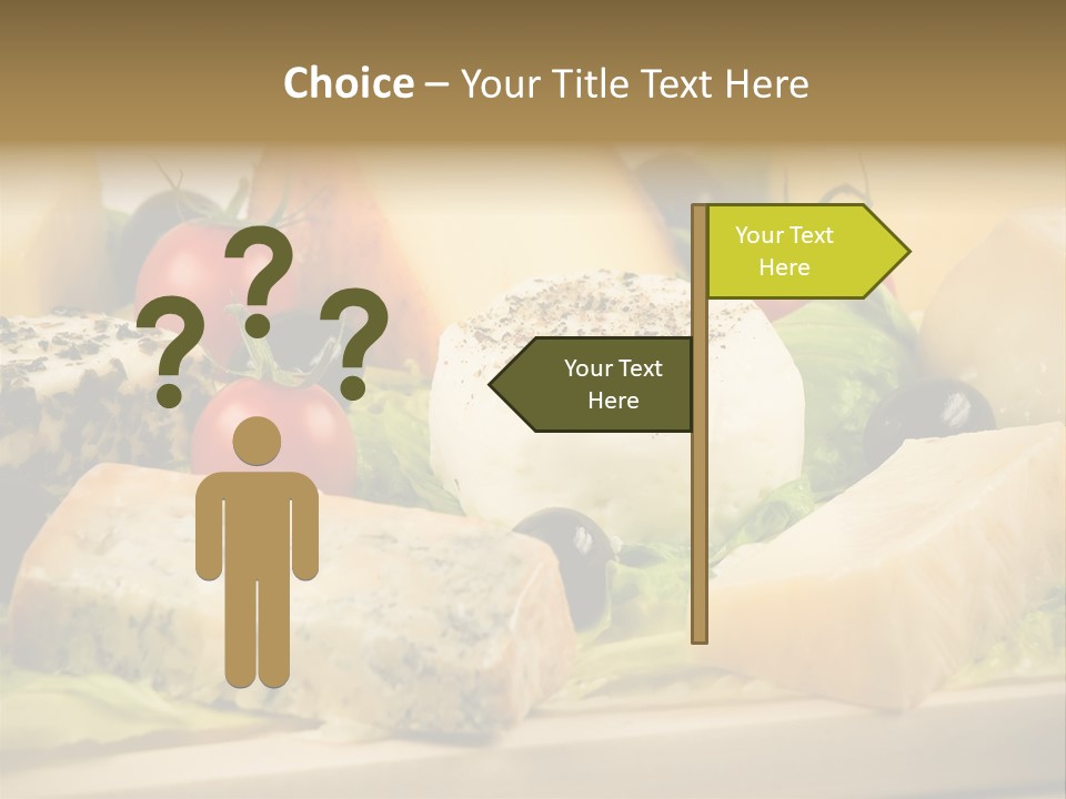 Alimentation Cheese Gastronomy PowerPoint Template