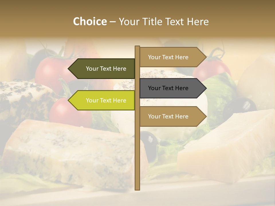 Alimentation Cheese Gastronomy PowerPoint Template
