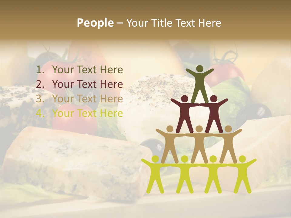 Alimentation Cheese Gastronomy PowerPoint Template