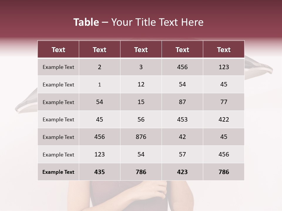 Girl Body Fun PowerPoint Template