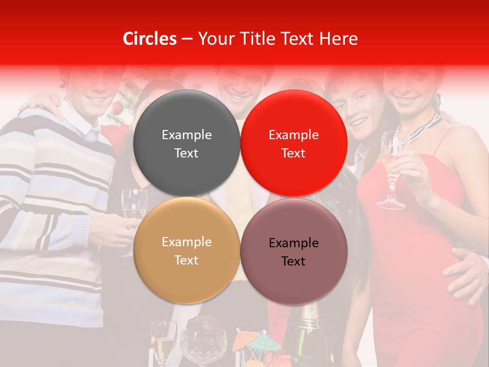 Festive Party Looking PowerPoint Template