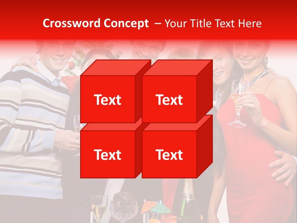 Festive Party Looking PowerPoint Template