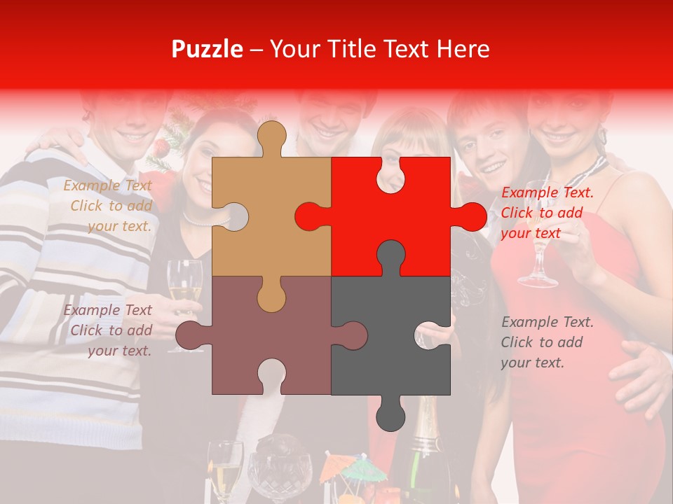 Festive Party Looking PowerPoint Template