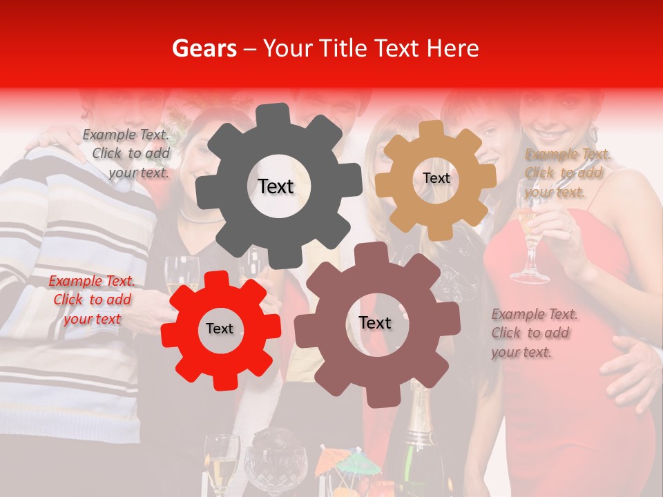 Festive Party Looking PowerPoint Template