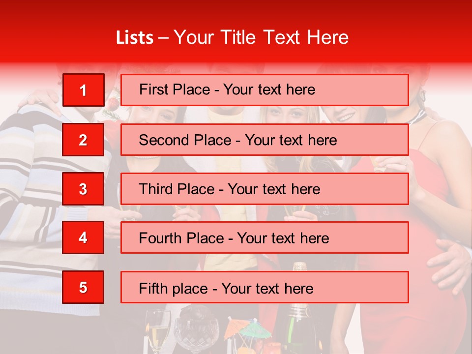 Festive Party Looking PowerPoint Template