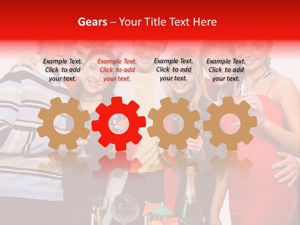 Festive Party Looking PowerPoint Template