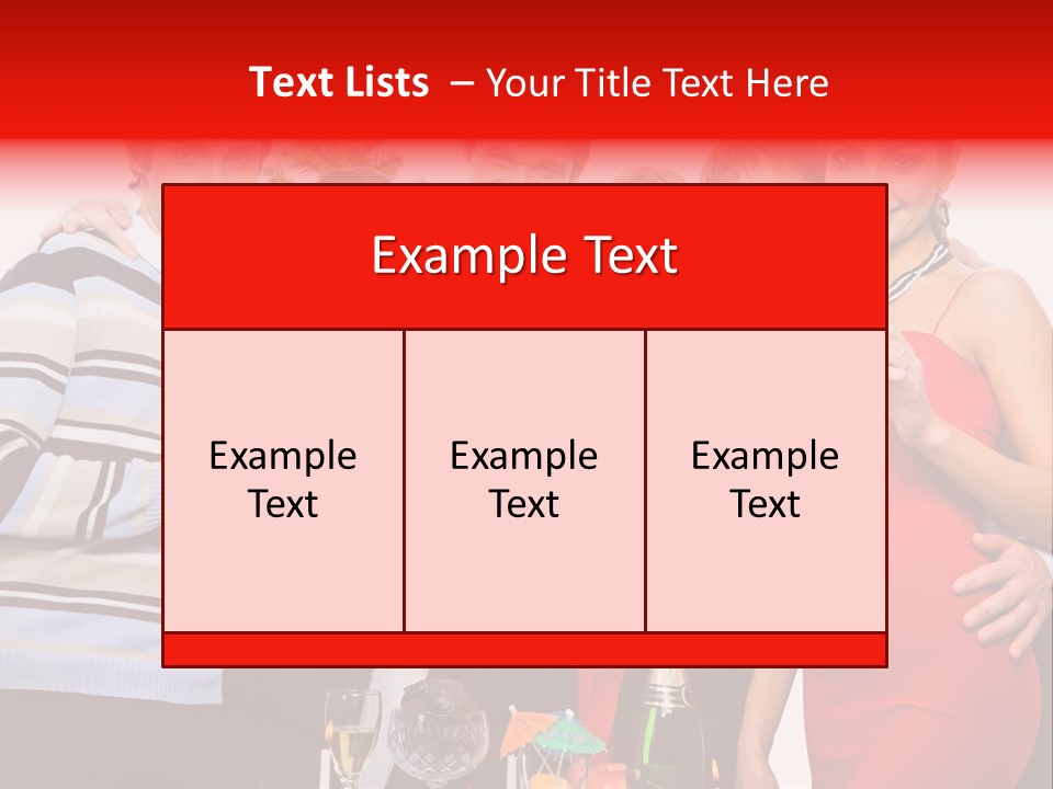 Festive Party Looking PowerPoint Template