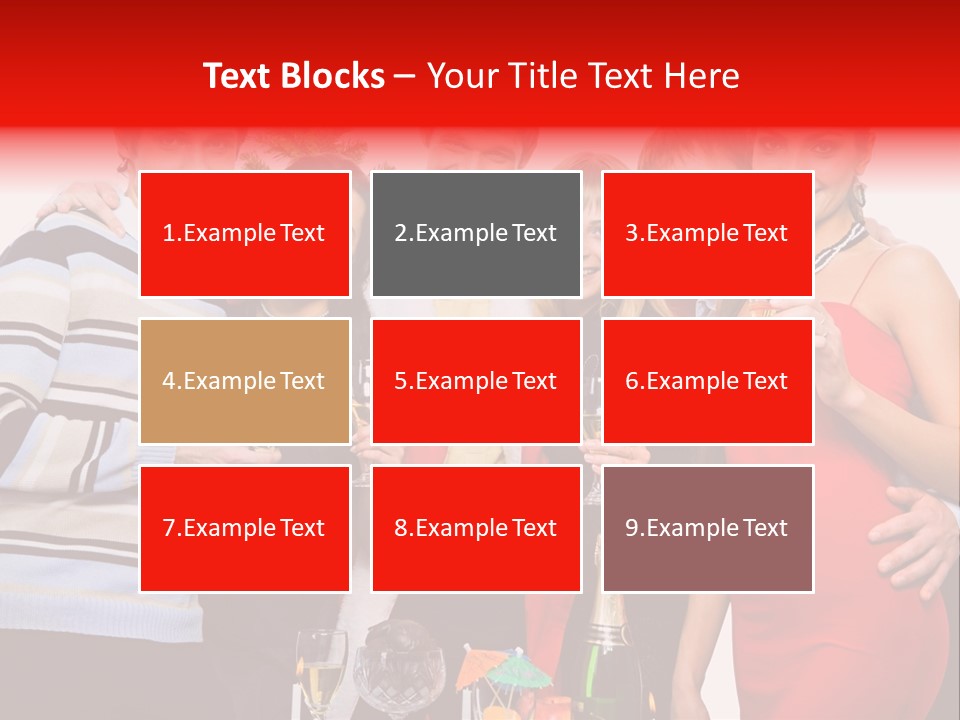 Festive Party Looking PowerPoint Template