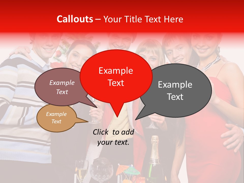 Festive Party Looking PowerPoint Template