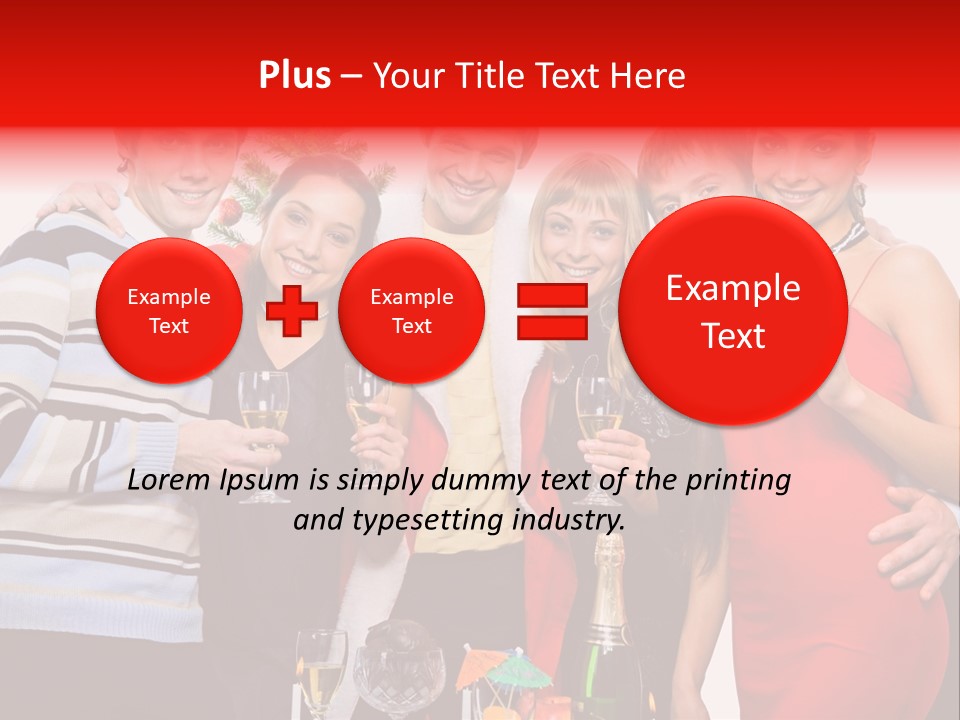 Festive Party Looking PowerPoint Template