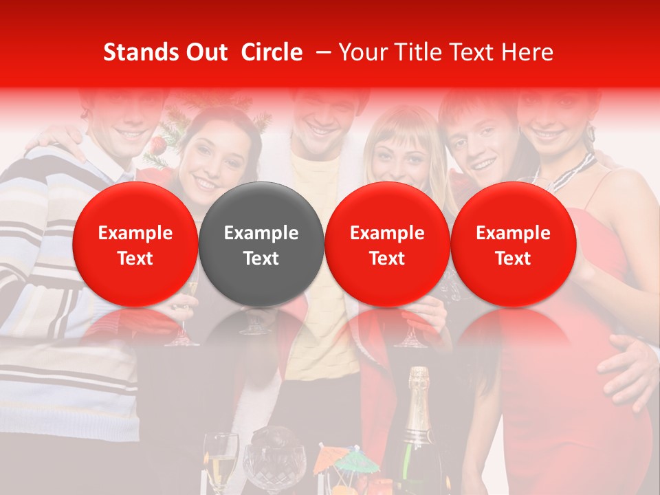 Festive Party Looking PowerPoint Template