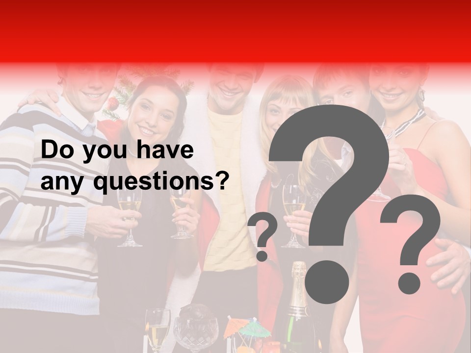 Festive Party Looking PowerPoint Template