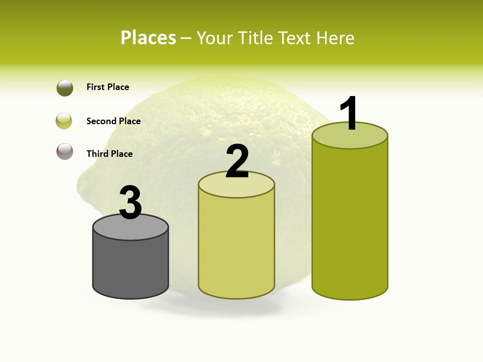 Yellow Close Isolated PowerPoint Template