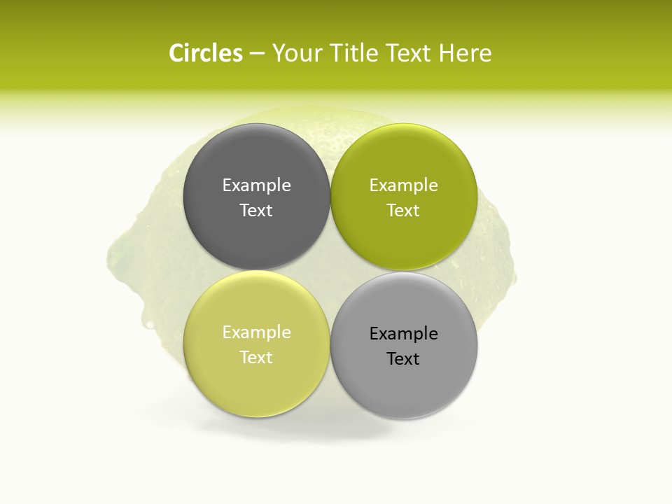 Yellow Close Isolated PowerPoint Template