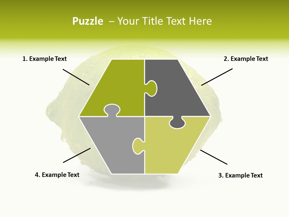 Yellow Close Isolated PowerPoint Template